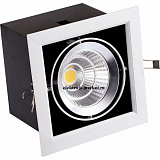 Foton Светильник карданный светодиодный Белый FL-LED Grille-111-1 30W 4000K 195*195*170мм 30Вт 2400Лм Белый