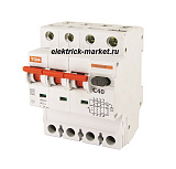 TDM Автоматический Выключатель Дифференциального тока АВДТ 63 4P C63 100мА