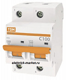 TDM Автоматический выключатель ВА47-100 2Р 25А 10кА х-ка С