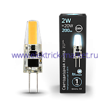 Gauss Лампа G4 AC220-240V 2W 200lm 4100K силикон LED