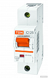 TDM Автоматический выключатель ВА47-125 1Р 63А 15кА х-ка С