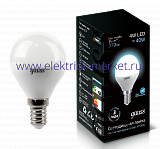 Gauss Лампа LED Globe 4W E14 4100K