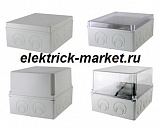 TDM Распаячная коробка ОП 240х195х165мм, крышка, IP55, мон. плата, каб. ввод. d28-3 шт., d37-2 шт.