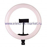 Светильник светодиодный кольцевой LE LED TL-792 15W (цв. черный) (30)
