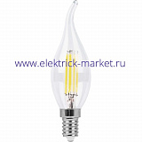 Feron Лампа светодиодная LB-67 Свеча на ветру Е14 7Вт 2700К