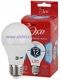 Лампы СВЕТОДИОДНЫЕ ЭКО ECO LED A60-12W-840-E27  ЭРА (диод, груша, 12Вт, нейтр, E27)