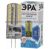 Лампы СВЕТОДИОДНЫЕ СТАНДАРТ LED JC-3,5W-12V-840-G4  ЭРА (диод, капсула, 3,5Вт, нейтр, G4)