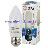 Лампа светодиодная Эра LED B35-9W-840-E27 (диод, свеча, 9Вт, нейтр, E27)