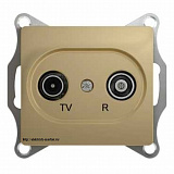 Schneider Electric Glossa Розетка TV-R проходная 4DB механизм Титан