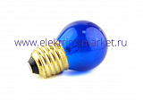 Foton Лампа накаливания цветная DECOR P45 CL 10Вт (10w) Е27 BLUE (230В)