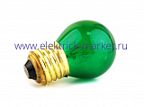 Foton Лампа накаливания цветная DECOR P45 CL 10Вт Е27 GREEN (230В)