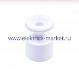 BIRONI Пластик Белый Изолятор 100шт/уп B1-551-21-100(B1-551-21)
