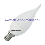 FL-LED CA37 5.5W E14 4200К 220V 510Лм 37*108мм FOTON_LIGHTING - лампа свеча на ветру