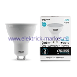 Gauss Лампа Elementary MR16 7W 550lm 4100К GU10 LED