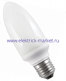 FSE Лампа энергосберегающая с защитой Свеча Е27 4000К 9Вт