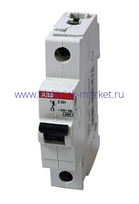 ABB S201 Автоматический выключатель 1P 32A (D) 6kA