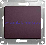 SE Glossa Сиреневый туман Выключатель 1-клавишный, сх.1, 10AX GSL001411