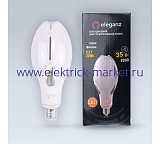 Eleganz Лампа светодиодная Е27 35W матовая холодная 6000К 220V (промышленная) EL-0085