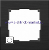 Werkel Aluminium Рамка на 1 пост WL11-Frame-01 Черный Алюминий