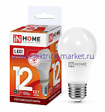 Лампа светодиодная LED-A60-VC 12Вт грушевидная 230В E27 6500К 1140лм IN HOME 4690612020259