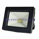 Прожектор с/д PRE LED FL4 30W BLACK (1/100) IP65 холодный белый (ЭК)