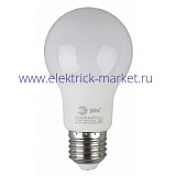 Лампы СВЕТОДИОДНЫЕ ЭКО ECO LED A60-6W-827-E27  ЭРА (диод, груша, 6Вт, тепл, E27)