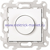 Simon 24 Белый Светорегулятор LED поворотно-нажимной проходной 6-60Вт 230В~ 2412313-030