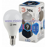 Лампа светодиодная Эра LED P45-9W-840-E14 (диод, шар, 9Вт, нейтр, E14)