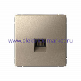 Systeme Electric ArtGallery Шампань Розетка компьютерная RJ45, кат. 6A, механизм GAL000586