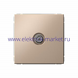 Systeme Electric ArtGallery Песочный TV Розетка проходная 4DB, механизм GAL001292