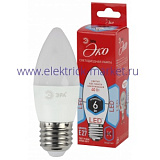 Лампа светодиодная Эра ECO LED B35-6W-840-E27 (диод, свеча, 6Вт, нейтр, E27)