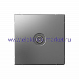 Systeme Electric ArtGallery Сталь TV Розетка оконечная 1DB, механизм GAL000991