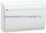IEK PRIME Корпус пластиковый навесной ЩРН-П-12 белый/белая дверь IP41