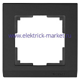 Werkel Stark Рамка на 1 пост WL04-Frame-01-black Черный
