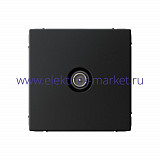 Systeme Electric ArtGallery Карбон TV Розетка оконечная 1DB, механизм GAL001091