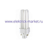 Osram Лампа люминесцентная DULUX D/E 18W/41-827 G24q-2 (мягкий тёплый белый 2700К)
