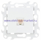 Simon 24 Белая Розетка RJ45 кат. 5е UTP 2410598-030