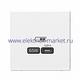 Systeme Electric ArtGallery Лотос USB Розетка тип-С 65Вт высокоскор.заряд. QC, PD, механизм GAL001327