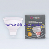 Eleganz Лампа светодиодная GU10 7W MR16 с отражателем тёплая 3000К 220V 1316 
