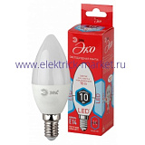 Лампа светодиодная Эра ECO LED B35-10W-840-E14 (диод, свеча, 10Вт, нейтр, E14)