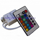 Контроллер для RGB светодиодной ленты кнопочный 12/24V 288/576W-12А