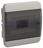 IEK TEKFOR Корпус пластиковый ЩРВ-П-8 IP41 черн. прозр. дверь TF5-KP12-V-08-41-K01-K03