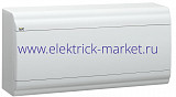IEK PRIME Корпус пластиковый навесной ЩРН-П-18 белый/белая дверь IP41