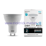 Gauss Лампа Elementary MR16 9W 660lm 4100К GU10 LED
