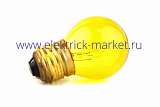 Foton Лампа накаливания цветная Decor 10W E27 YELLOW (230V)
