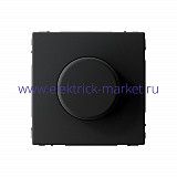 Systeme Electric ArtGallery Карбон Светорегулятор (диммер) повор-нажим, LED, RC, 400Вт, механизм GAL001023