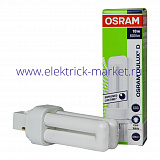 Osram Лампа люминесцентная DULUX D 10W/21-840 G24d-1 (холодный белый 4000К)