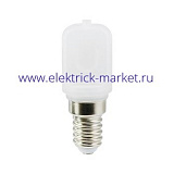 Лампа светодиодная Ecola T25 LED Micro 4,5W (4.5Вт) E14 2700К капсульная 340° матовая (для холодил., шв. машинки и т.д.) 60x22 mm