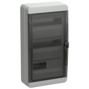 Корпус КМПн-36 TEKFOR IP65 черн. прозр. дверь пластик. IEK TF5-KP72-N-36-65-K03-K02