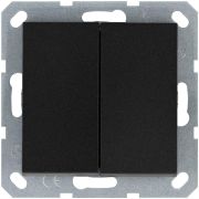 Выключатель 2-кл. 10А IP20 механизм антрацит Jasmart G3023B